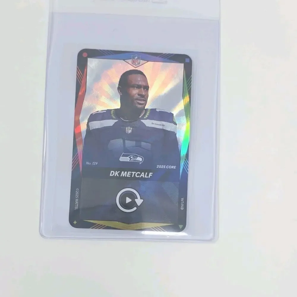 2025 UNO Elite NFL Wild Flux Foil SSP Seattle Seahawks Duo -Metcalf & Williams